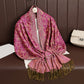 Boho Paisley Sjal Skjerf Med Pashmina