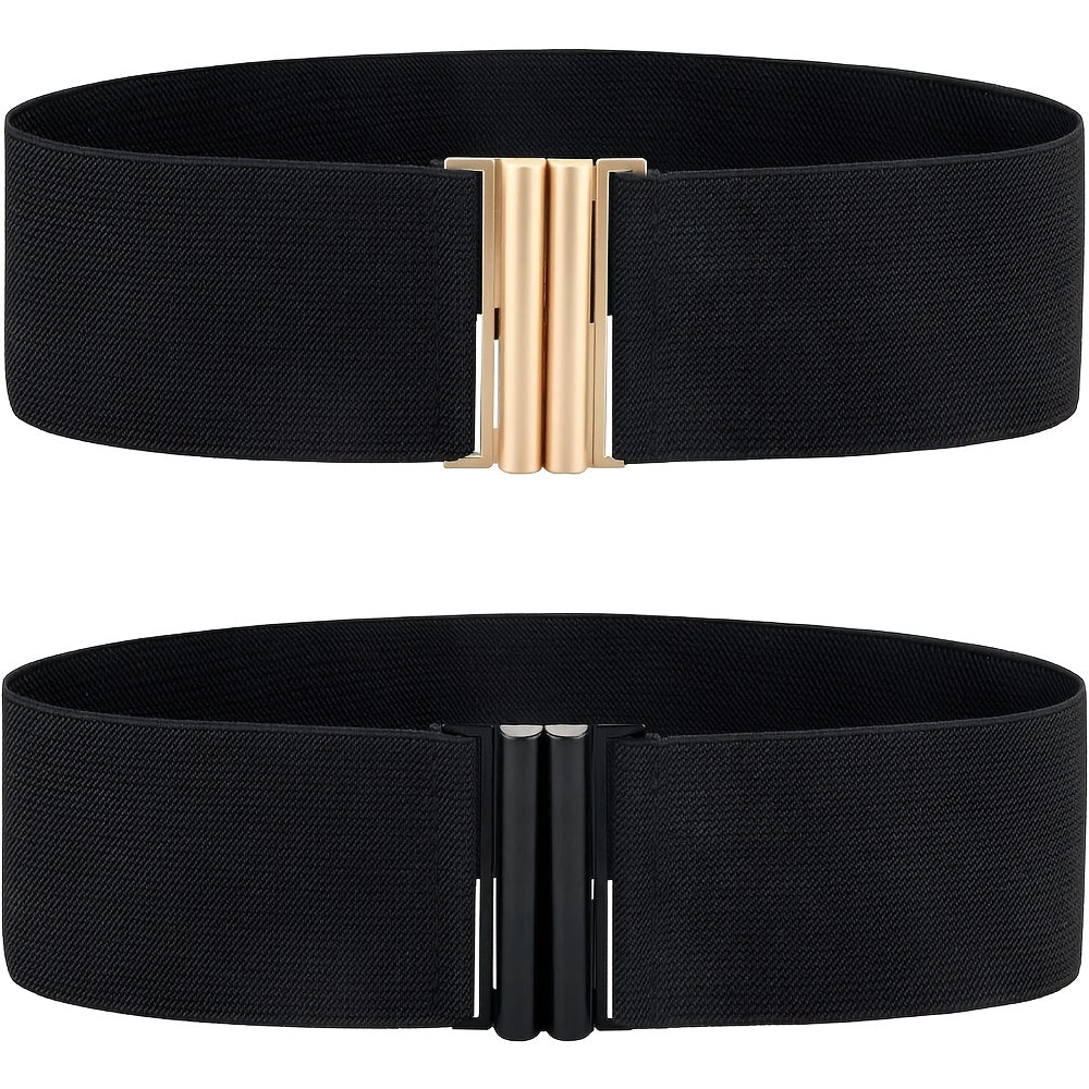 Justerbart Elastisk D-Ring Belte For Dame