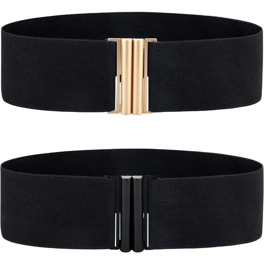 Justerbart Elastisk D-Ring Belte For Dame