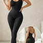 Dame Kroppsformende Jumpsuit Halterneck