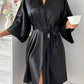 Elegant V-Hals Kimono Myk Badekåpe