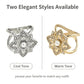 Vintage Blomstret Skjerfring I Metall