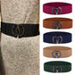 Justerbart Elastisk D-Ring Belte For Dame