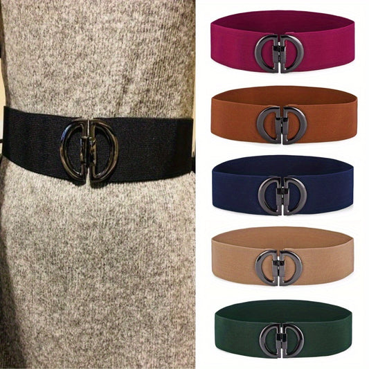 Justerbart Elastisk D-Ring Belte For Dame