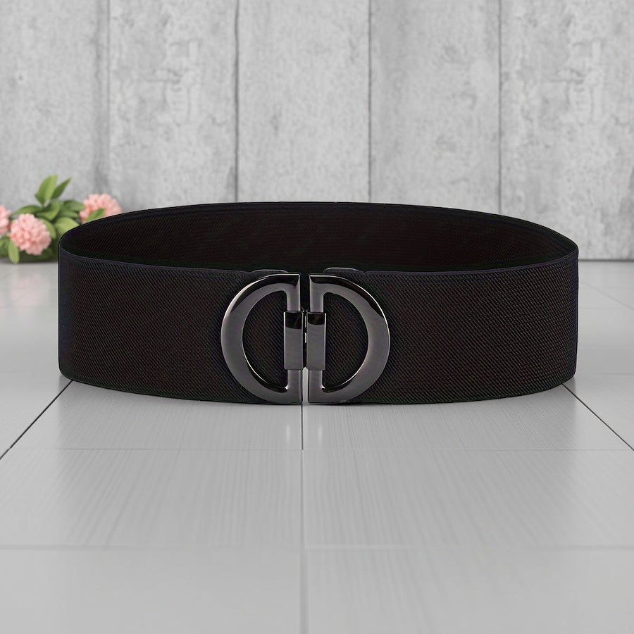 Justerbart Elastisk D-Ring Belte For Dame