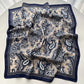 Vintage Paisley Firkantet Skjerf 69 x 142 cm
