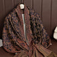 Boho Paisley Sjal Skjerf Med Pashmina Og Frynser