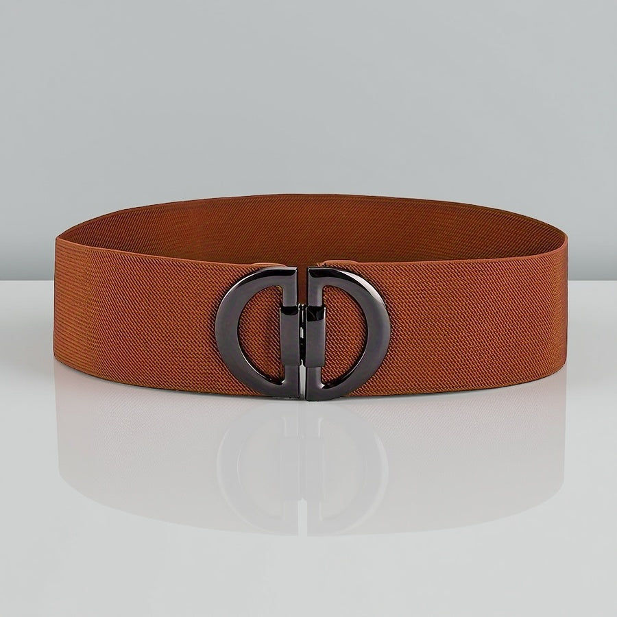 Justerbart Elastisk D-Ring Belte For Dame