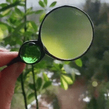 Vintage Halskjede Med Forstørrelsesglass